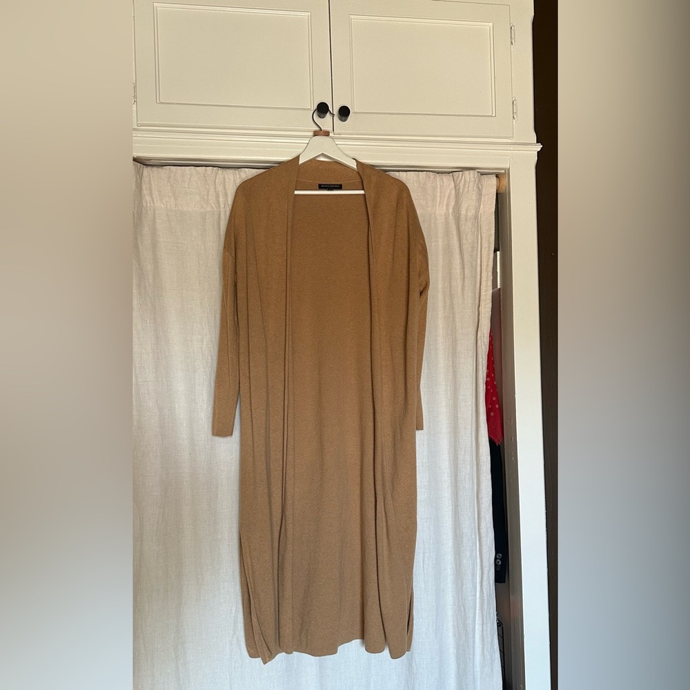PETITE OPEN-FRONT DUSTER CARDIGAN - Picture 4 of 7